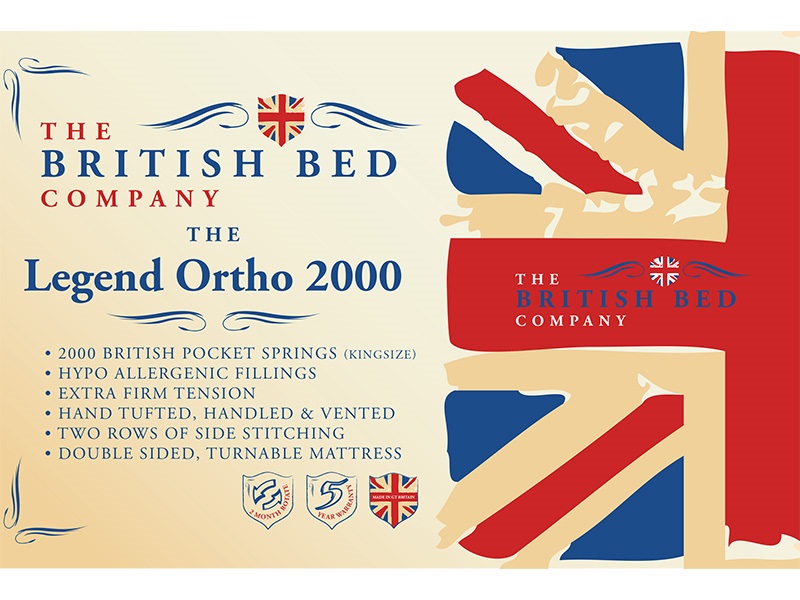 British Bed Company The Legend Ortho 2000 Mattress - image 2